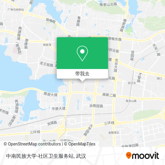 中南民族大学-社区卫生服务站地图