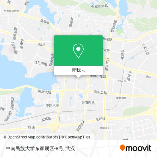 中南民族大学东家属区-8号地图