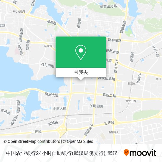 中国农业银行24小时自助银行(武汉民院支行)地图