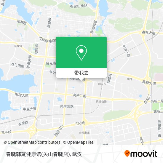 春晓韩蒸健康馆(关山春晓店)地图