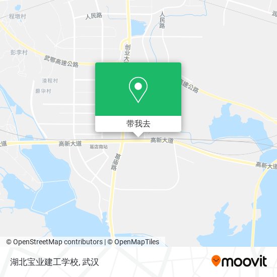 湖北宝业建工学校地图