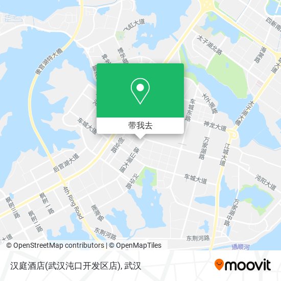 汉庭酒店(武汉沌口开发区店)地图