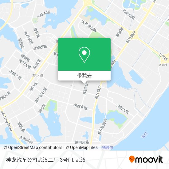 神龙汽车公司武汉二厂-3号门地图