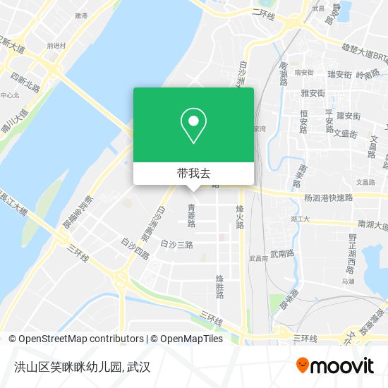 洪山区笑眯眯幼儿园地图