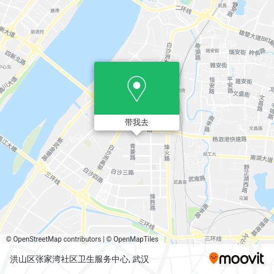 洪山区张家湾社区卫生服务中心地图