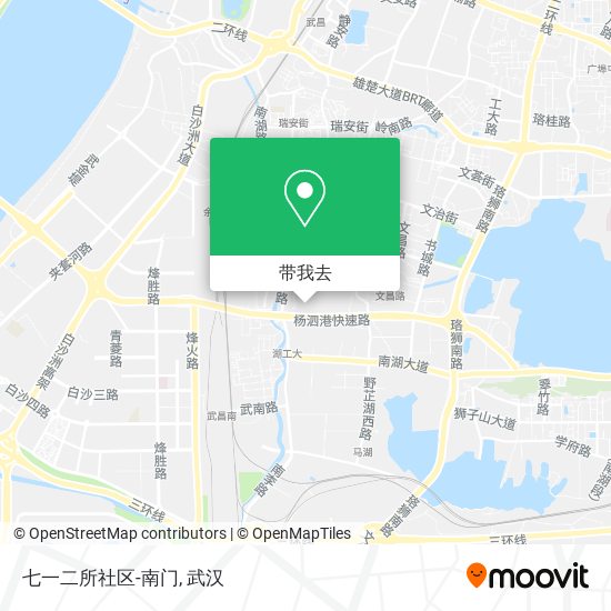七一二所社区-南门地图