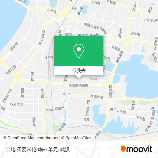 金地·圣爱米伦3栋-1单元地图