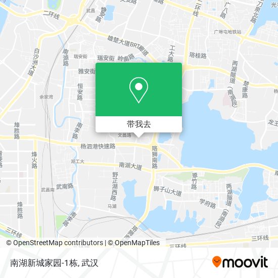 南湖新城家园-1栋地图