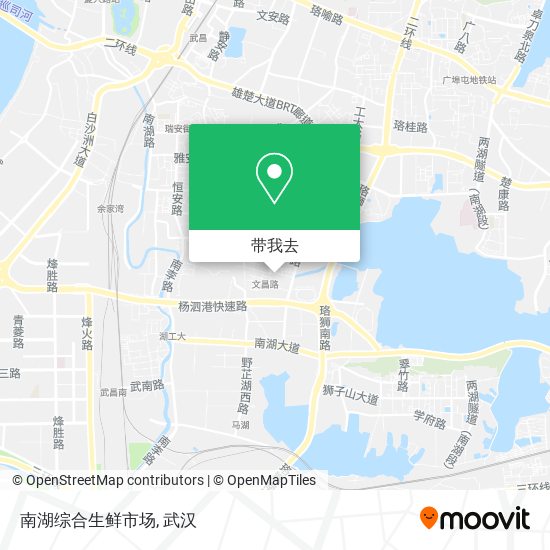 南湖综合生鲜市场地图