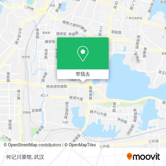 何记川菜馆地图