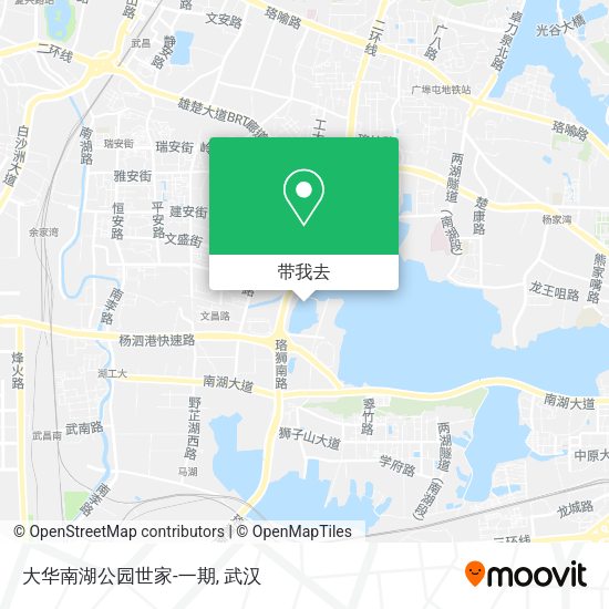 大华南湖公园世家-一期地图