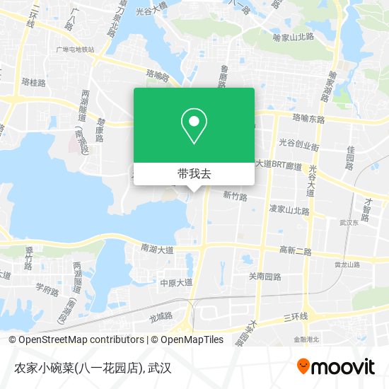 农家小碗菜(八一花园店)地图