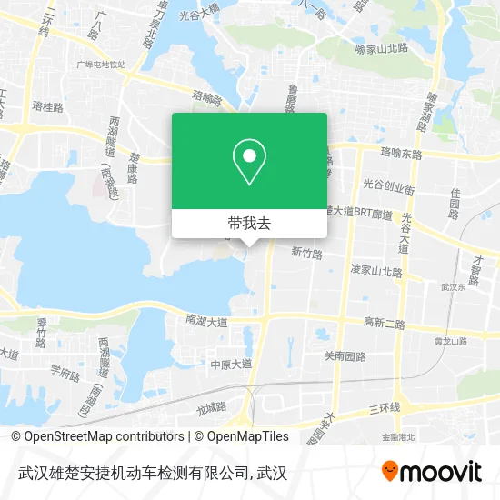 武汉雄楚安捷机动车检测有限公司地图