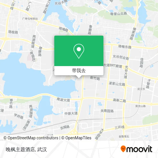 晚枫主题酒店地图