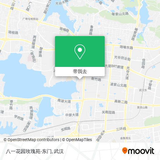 八一花园玫瑰苑-东门地图