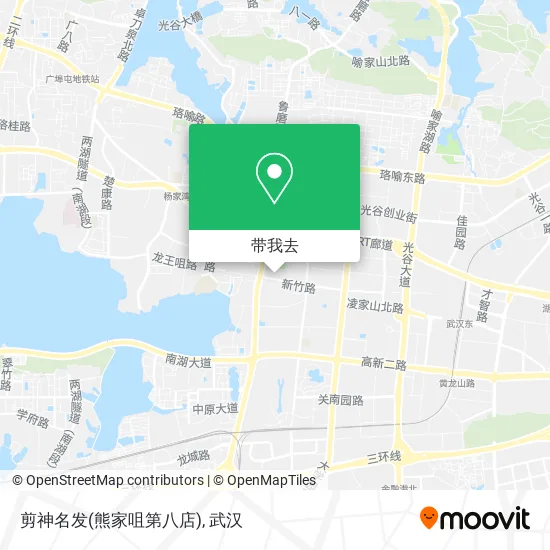剪神名发(熊家咀第八店)地图