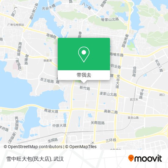 雪中旺大包(民大店)地图