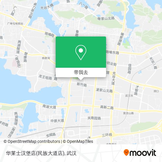 华莱士汉堡店(民族大道店)地图