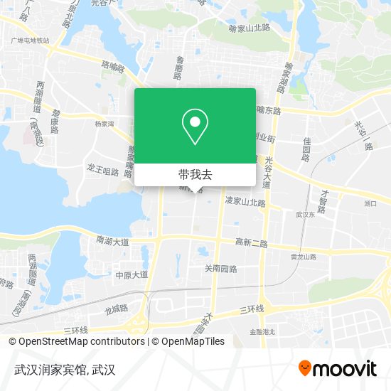 武汉润家宾馆地图