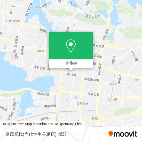 皇冠蛋糕(当代学生公寓店)地图