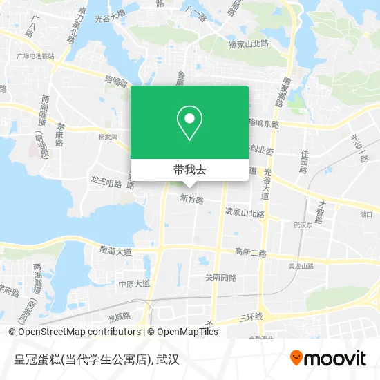 皇冠蛋糕(当代学生公寓店)地图