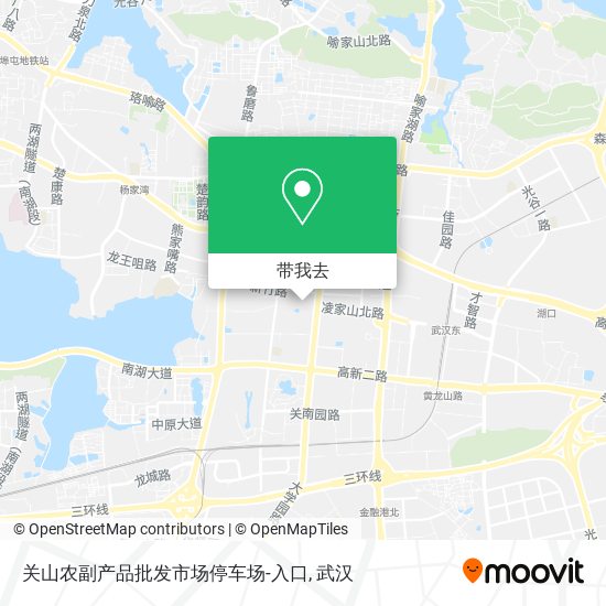 关山农副产品批发市场停车场-入口地图