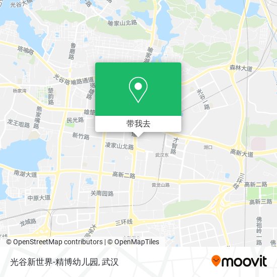 光谷新世界-精博幼儿园地图