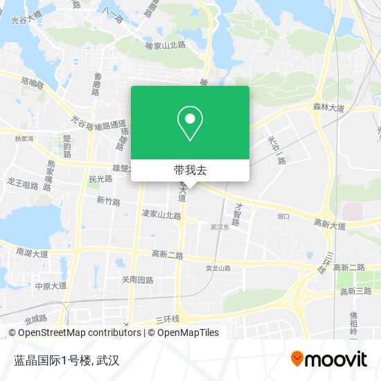 蓝晶国际1号楼地图