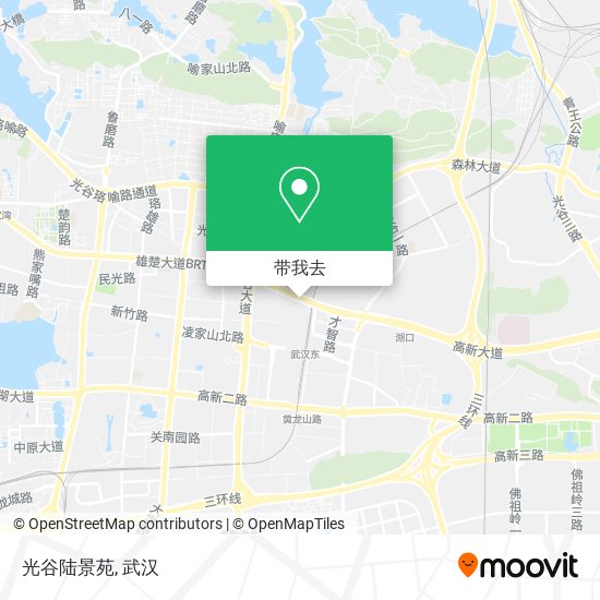 光谷陆景苑地图