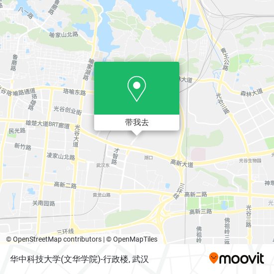 华中科技大学(文华学院)-行政楼地图