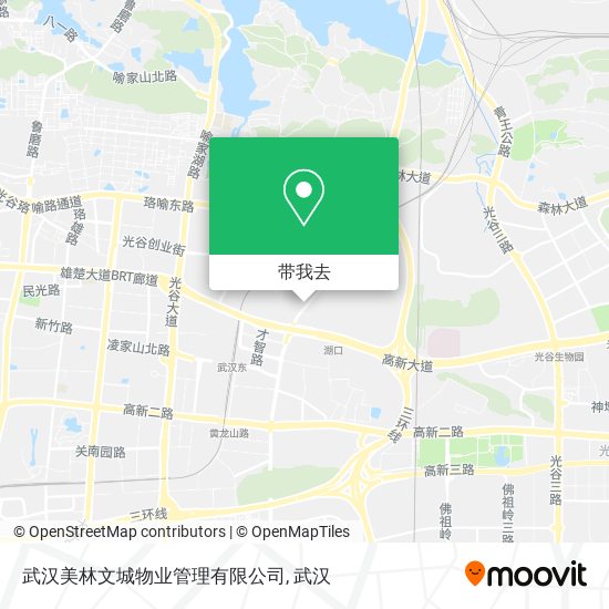 武汉美林文城物业管理有限公司地图