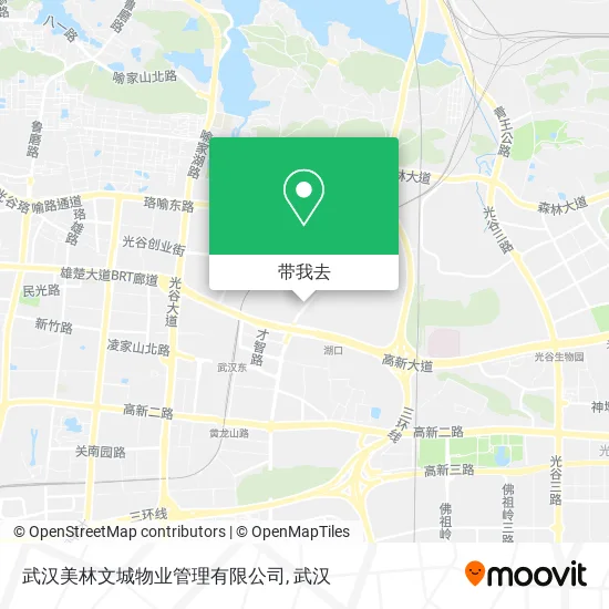 武汉美林文城物业管理有限公司地图