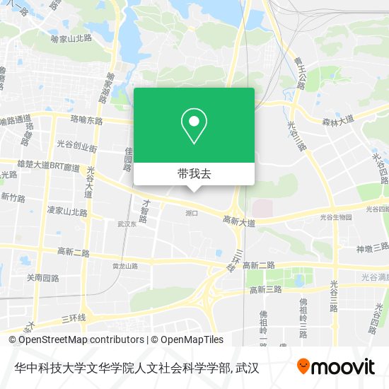 华中科技大学文华学院人文社会科学学部地图