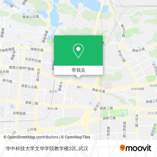 华中科技大学文华学院教学楼2区地图