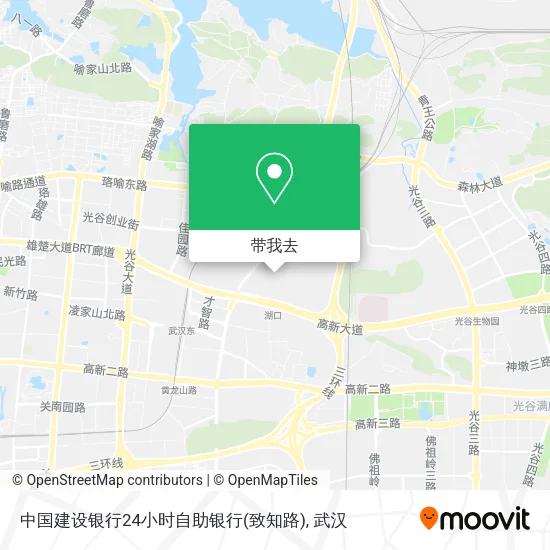中国建设银行24小时自助银行(致知路)地图