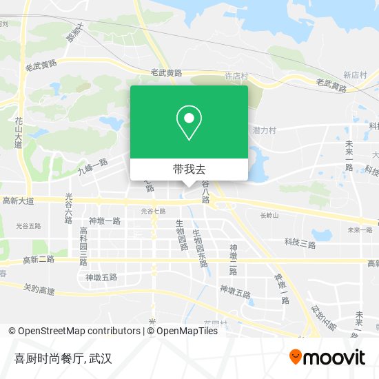 喜厨时尚餐厅地图