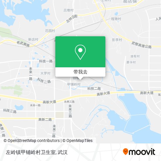 左岭镇甲铺岭村卫生室地图
