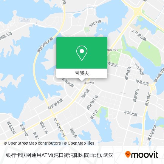 银行卡联网通用ATM(沌口街沌阳医院西北)地图