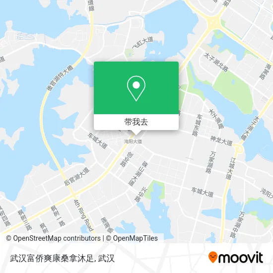 武汉富侨爽康桑拿沐足地图