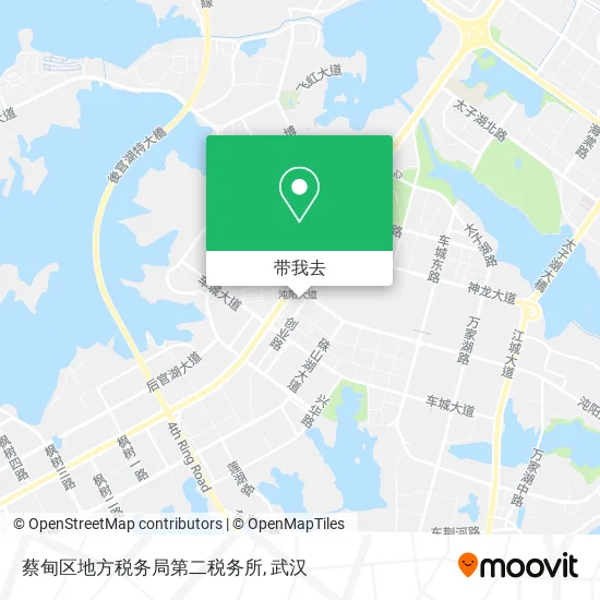 蔡甸区地方税务局第二税务所地图