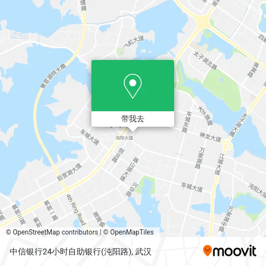 中信银行24小时自助银行(沌阳路)地图
