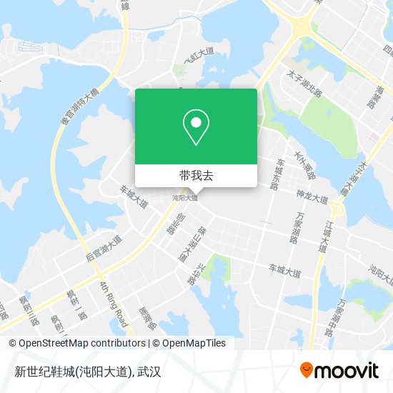新世纪鞋城(沌阳大道)地图
