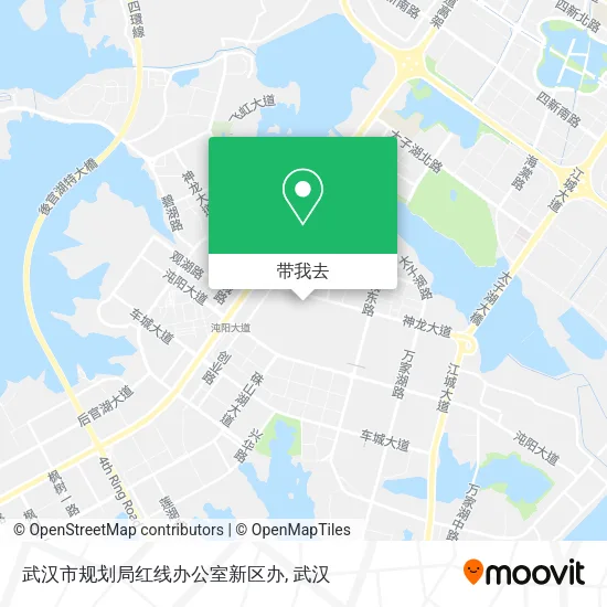 武汉市规划局红线办公室新区办地图