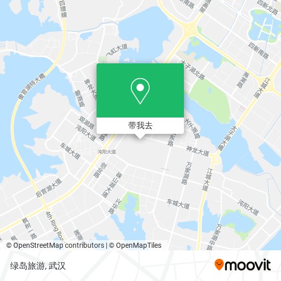 绿岛旅游地图