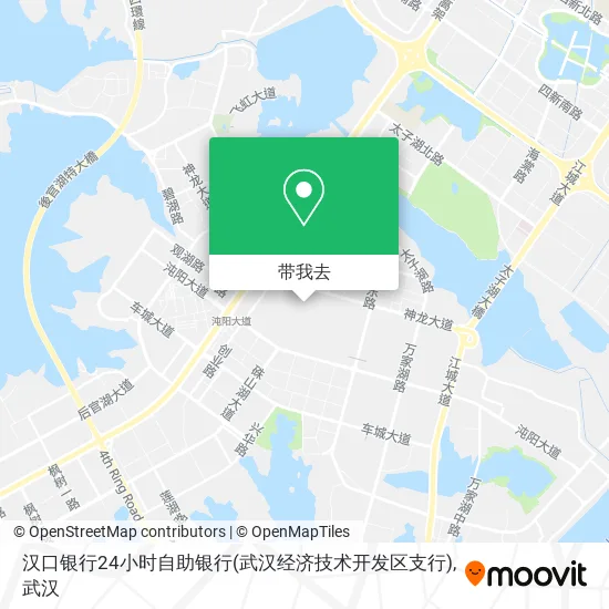 汉口银行24小时自助银行(武汉经济技术开发区支行)地图