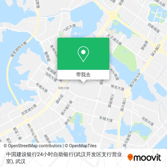 中国建设银行24小时自助银行(武汉开发区支行营业室)地图
