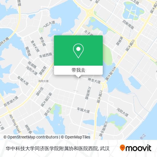 华中科技大学同济医学院附属协和医院西院地图