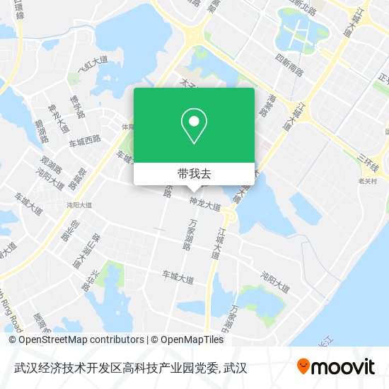 武汉经济技术开发区高科技产业园党委地图