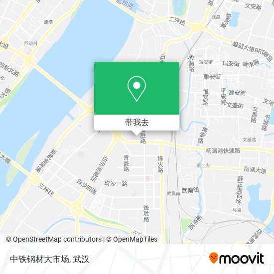 中铁钢材大市场地图