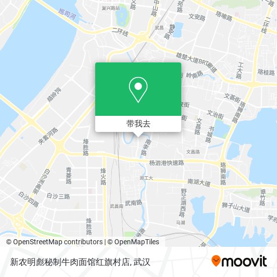 新农明彪秘制牛肉面馆红旗村店地图